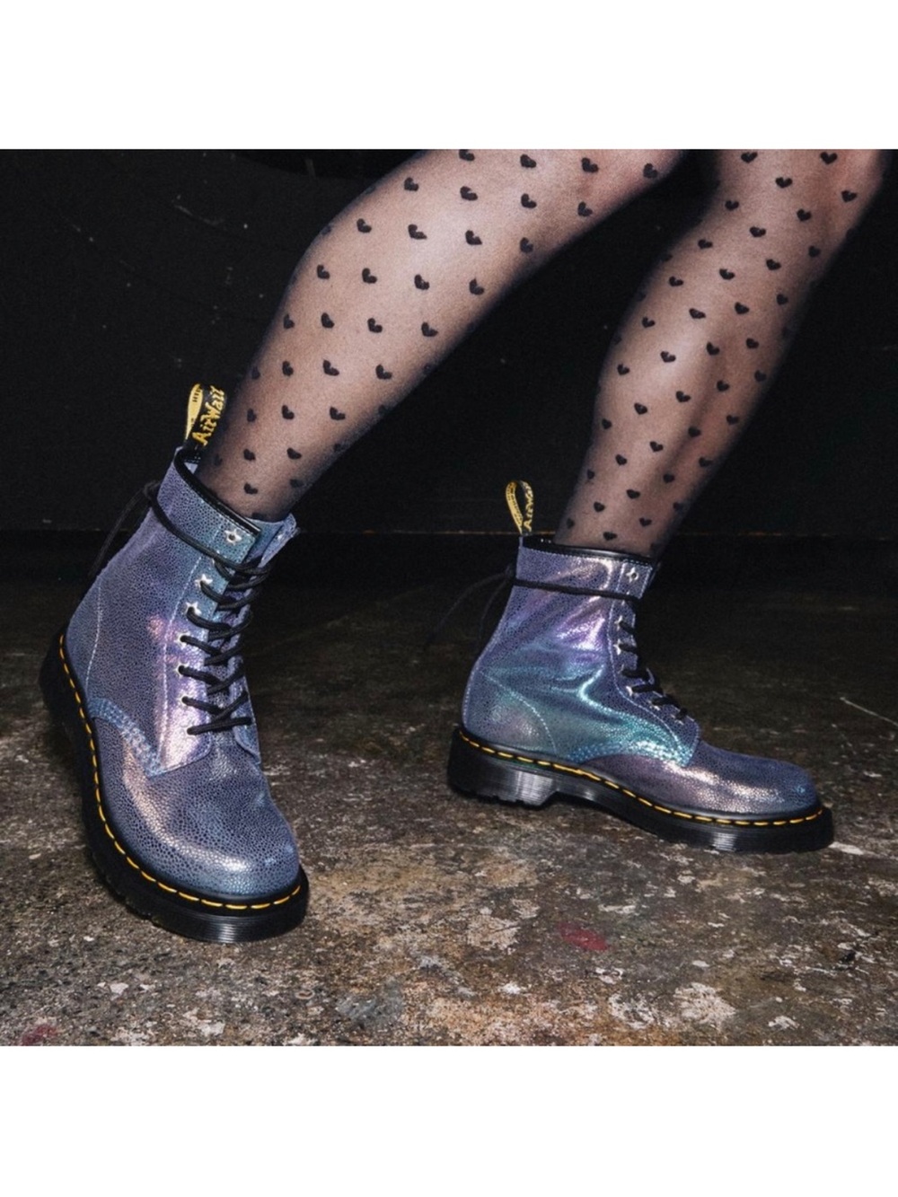 Dr Marten’s Rainbow Ray suede lace up boots - Picture 14 of 14